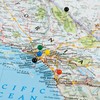 Craig Frames Wayfarer, Classic United States Push Pin Travel Map,
