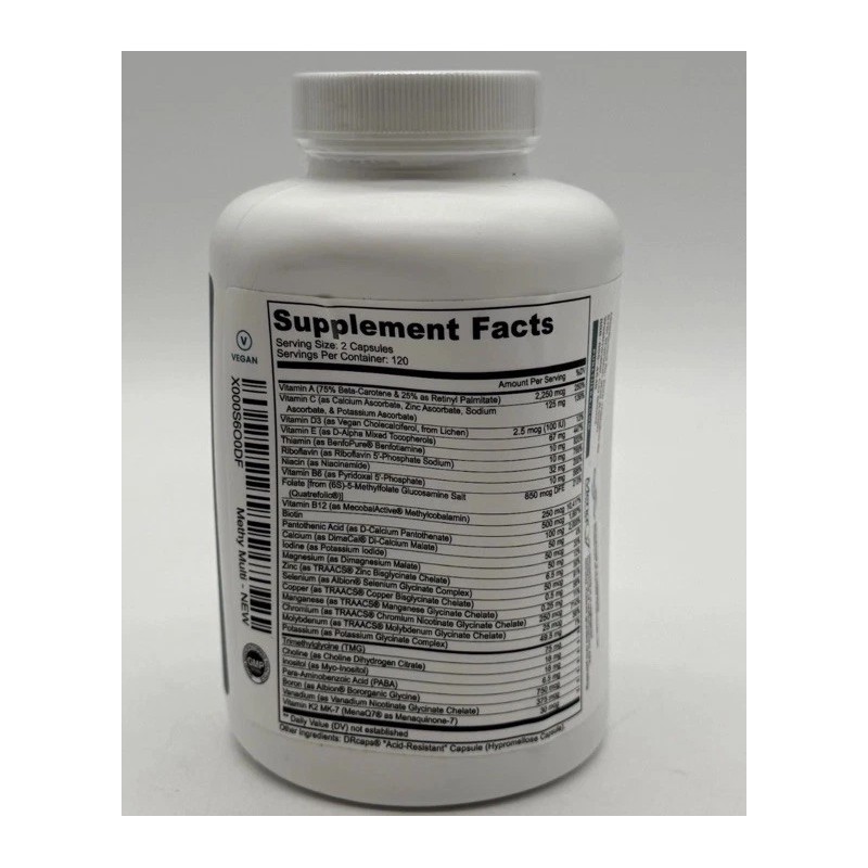 Pure Therapro Rx Methyl Multi Without Iron Methylated Multivitamin Capsules