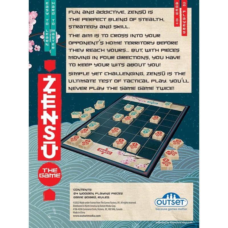 Zensu - The Wooden Board Game That is Easy to