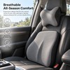 Premium Memory Foam Car Seat Cushion Set for Driving –