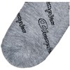Champion Men's 3-Pack Hollow Script Crew Socks, Grey/White/Black