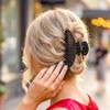 Campsis Pinzas acrílicas para el cabello con forma de garra,