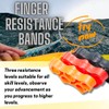 Resistance Finger bands Rehabilitation Extensor climbing injury strength tools +