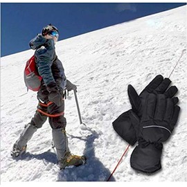 Heated gloves, TOTMOX 1 pair 3.7V Heated ski gloves heated electric heated gloves warm winter sports gloves