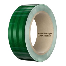 YEEGRAOU Green Reflective Tape, 2 Inch x 82 Feet - High Intensity - Safety Tape Waterproof Conspicuity for Trailer Reflector Trucks Bikes Baby Strollers Helmets