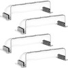 4 Pack Transparent Adjustable Air Deflector for Vents, Sidewalls and