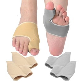 Xumann 4 Pcs Corrector Big Toe Straightener for Men Women Big Toe Support Protector