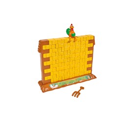 Noris 606064478 Rocky Rooster, the Skill Game with Collapse Potential, for 2-4 Players from 4 Years, Multi-Coloured