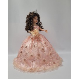 18" Vinyl Quinceanera Umbrella Doll (Quince Anos) KB18725V-29 (Blush)