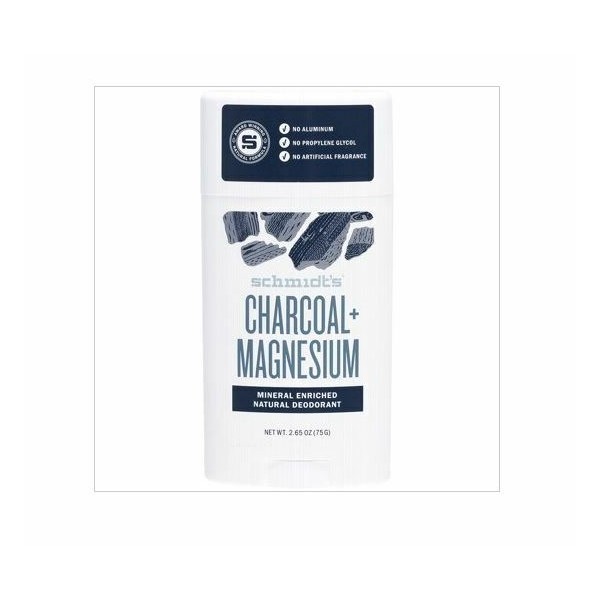 SCHMIDT'S Schmidts Deodorant Stick Charcoal + Magnesium - 75g