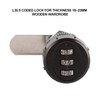 QANYEGN Combination Cam Lock, Cabinet Combination Locks, 3 Digit Combination