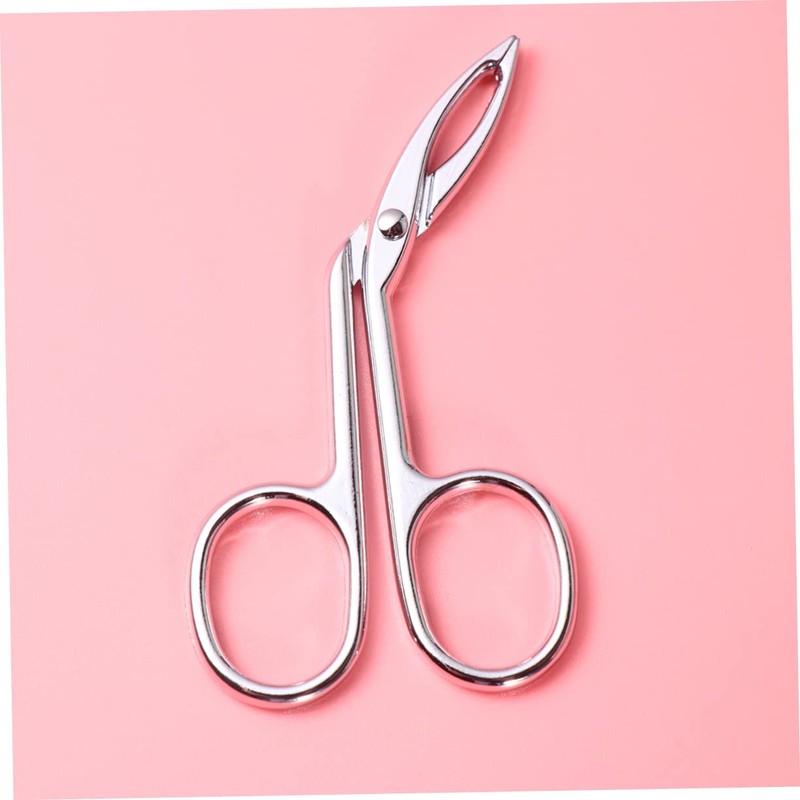 IWOWHERO 2pcs Eyebrow Tweezers Slanted Tip for Removal Facial Hair