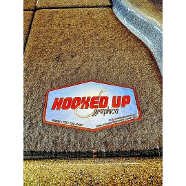 HOOKED UP GRAPHICS PRO-CURE SCENTS LURES BASS FISHING BOAT CARPET DECALS GRAPHICS BONUS DECAL!!! - 12"