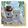 La La Land Greeting Card Koala Wedding