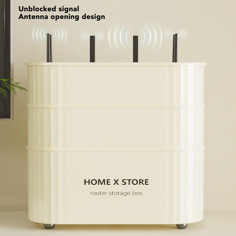 WIFI Router Storage Box Cable Management Versatile Sturdy WiFi Shelf