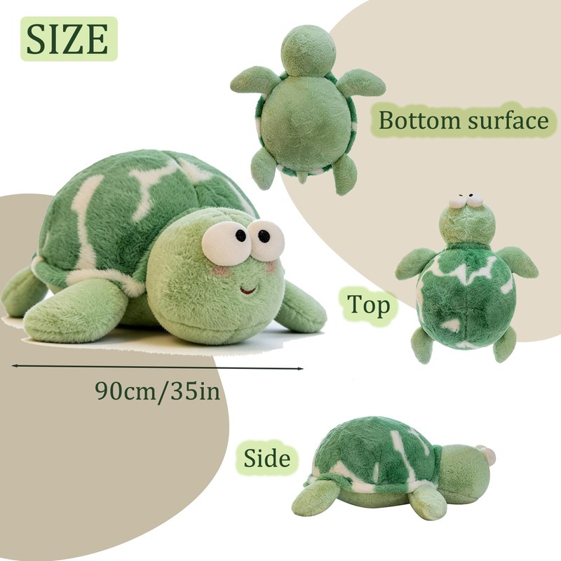 35 inch Large Ocean Turtle Plushies Body Pillow