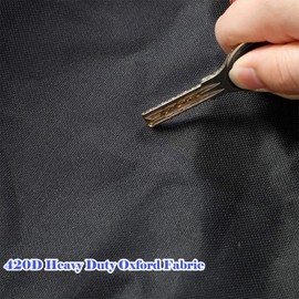 SUSURE 9FT Shuffleboard Table Cover Waterproof Game Table Covers for Shuffleboard Table Heavy Duty Leatherette Furniture Cover Shuffleboard Accessories (420D Oxford Fabric)