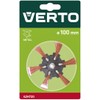 100 mm professional nylon brush, nylon star brush, grinding brush,