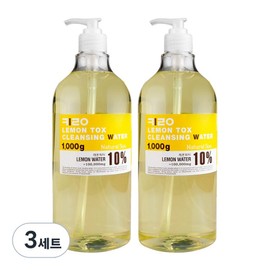 Kirokos Natural Water Cleansing Water 1000g 2 types, 1kg, 3 sets / 키로코스 내추럴수 클렌징워터 1000g 2종, 1kg, 3세트