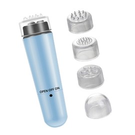 Brinmomp Mini Massager, Mini Massager Mini Tool for Face Neck Head Back (Blue)