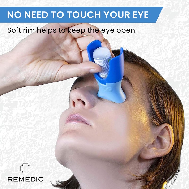 remedic Eye Drop Helper with Silicone Adapter – Accurate, One-Handed
