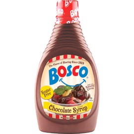 Bosco Sugar Free Chocolate Syrup 18oz | Fat Free, Gluten Free, Made with Natural Cocoa