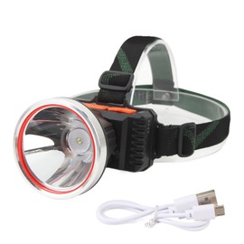 LED Induction Headlamp 3 Gears Lighting Wearable Flashlight Dimmable Head Light for Outdoor Hiking Fishing Induction White Light Data Cable Headband