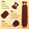 LPARMJIT Deep Wave Bulk hair for Braiding 18 inch 2