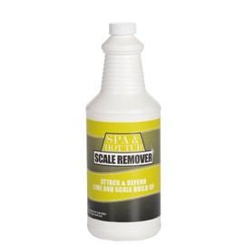 Spa & Hot Tub Scale Remover - Quart - Hot Tub & Spa Descaler, Scale Stain & Lime Stain Remover