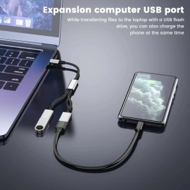 MOGOOD USB C Splitter type c to Dual USB A Female Adapter Type C to Dual USB A doubl...