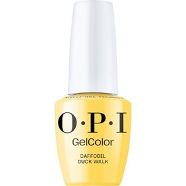 OPI GelColor Daffodil Duck Walk | Opaque Bright Yellow Crème UV Cure Gel Nail Polish | Make 'Em Jelly! Collection | Summer 2025