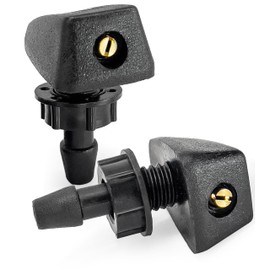 Click&Fit - Boquillas universales para limpiaparabrisas (2 unidades), regulables, se adapta a la mayoría de coches, camiones, furgonetas, accesorios para vehículos