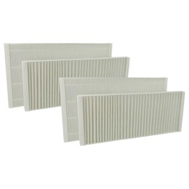 vhbw Filter Set Compatible with Viessmann Vitovent 300-F Ventilation Unit - Air Filter G4 / F7 (Pack of 4), White