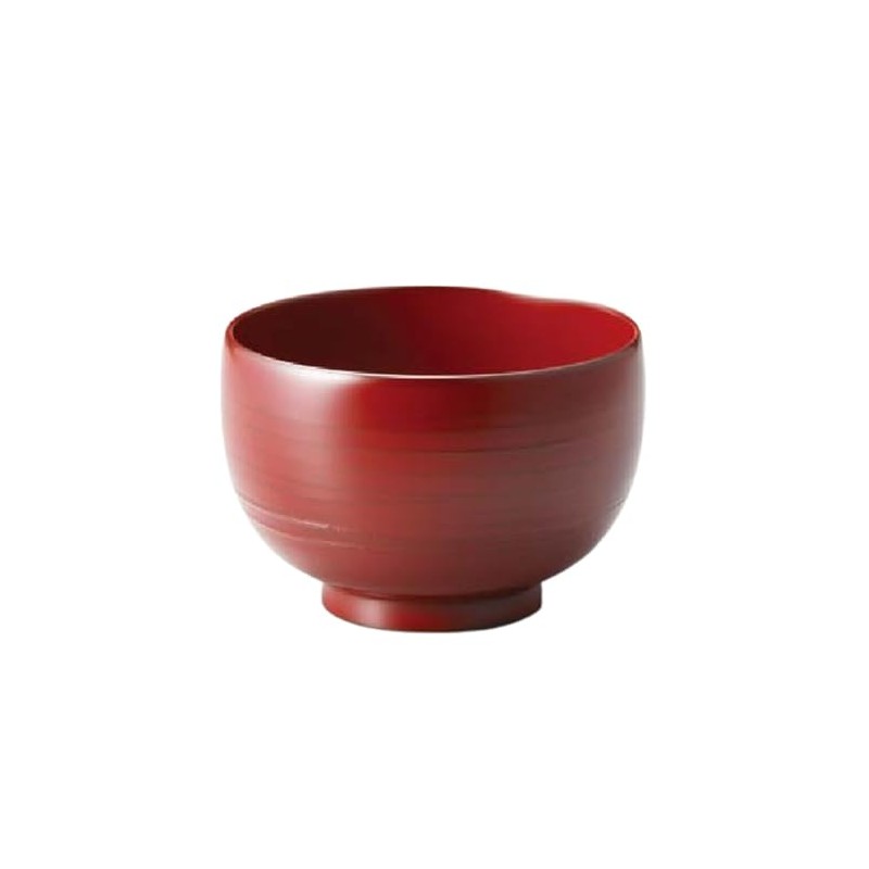 J-kitchens Soup Bowl Ancient Lacquered Vermilion (1 Guest) 4.1 inches