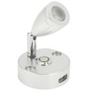RV Reading Light 3500K 3‑Color Aluminium Alloy Adjustable Angle 12V‑24V