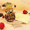 HyperFun Funny Pop Up Birthday Cards For Men Foldable 3D