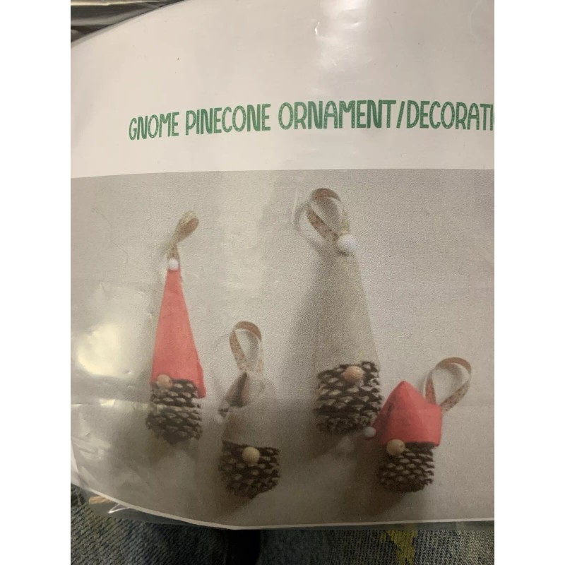 Do-It-Yourself Do It Yourself Gnome Ornament Fun Kids Craft Pinecone