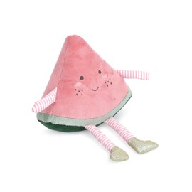 MON AMI Premium Water-Melonie Soft Stuffed Plush Toy 10”, Whimsical Adorable Face - Handcrafted Squishable Fruit Doll, Perfect for Décor/Play/Gifts