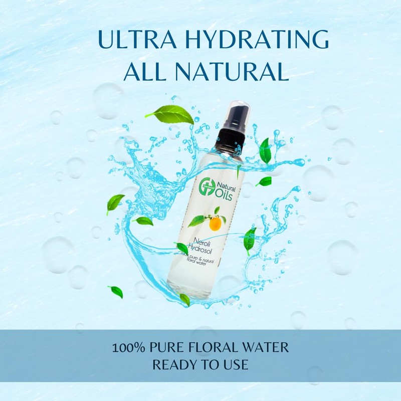 Neroli Hydrosol (Floral Water) - 32 fl oz Plastic Jug