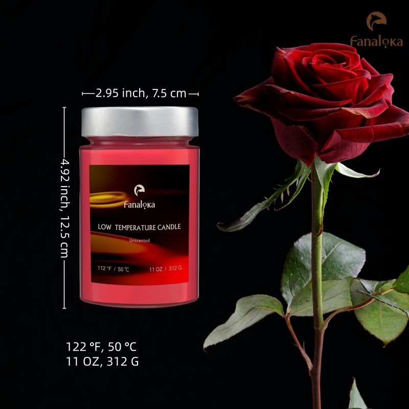 Low Temperature Candles for Wax Play, Low Heat, Body Safe,