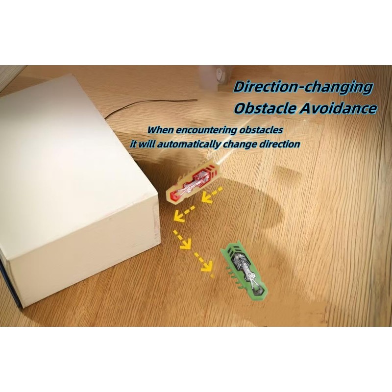 SHXMWINSY Cat Interactive Teaser Toys 2PCS Electric Moving Beetle Mini