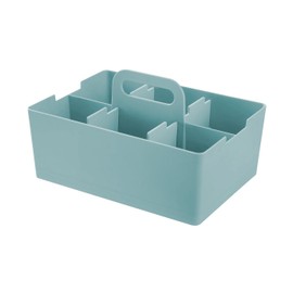 JEJ Astage Storage Box, Desk Tote, Desk Organizer, Stacked, Made in Japan, Blue, Width 10.2 x Depth 7.4 x Height 5.7 inches (26 x 18.8 x 14.5 cm)