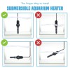 JOR Submersible Betta Heater with Sticker Thermometer for Aquarium &