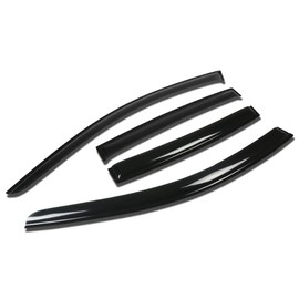 Auto Dynasty Rain Guards Tape-On Compatible with 2010-2015 Buick Enclave Lacrosse, Acrylic Window Visor Deflector