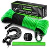 TYT Synthetic Winch Rope Kit - 1/4'' x 50' with