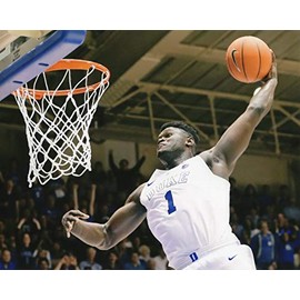 ZION WILLIAMSON DUKE BLUE DEVILS BASKETBALL 8X10 SPORTS ACTION PHOTO (NN-1)