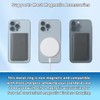 6pcs Universal Magnetic Ring, Sparkle Metal Ring Stickers No Magnet