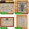 SOYANGNEK 100 Sheets Vintage Paper 8.5 x 11 Antique Looking