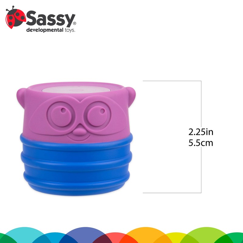 Sassy Baby STEM Magnetic Stacking Pals - 6m+