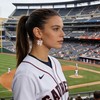 Cute Wooden Gnome Baseball Earring for Women|Asymmetric Dwarf Baseball Earrings|The